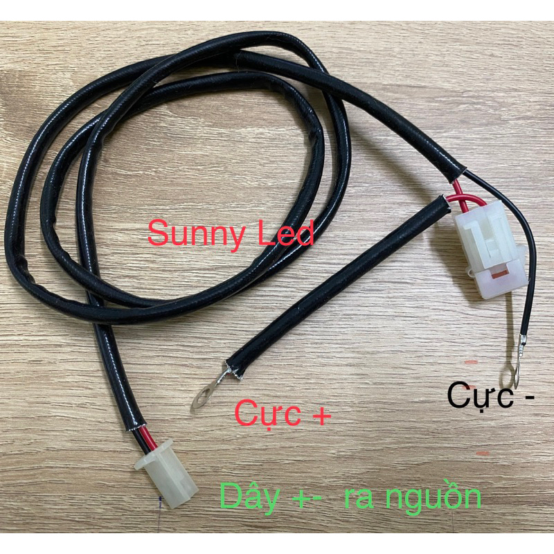 Bộ Dây đấu bình ắc quy bấm sẵn như hình