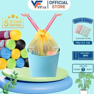 Túi Đựng Rác Sinh Học Có Quai Rút Biclean Tự Phân Hủy Bảo Vệ Môi Trường 1 Cuộn 15 Túi VFaz