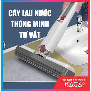 Cây lau nhà, cây lau nước, cây lau kính mini cầm tay thông minh tự vắt