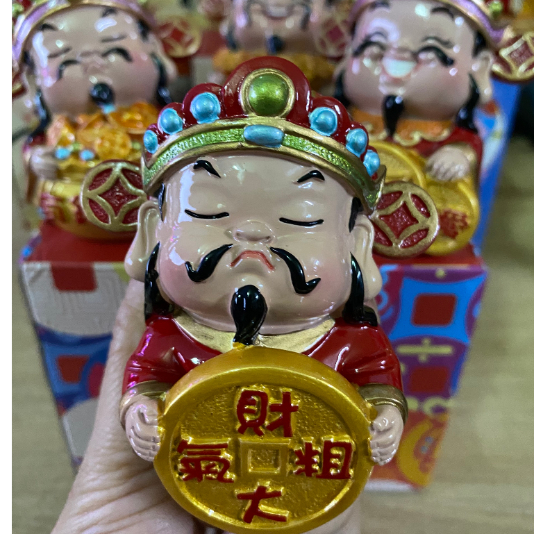 Thần Tài chibi may mắn tài lộc nguyên liệu làm tháp tỏi thần tài, bông tỏi ông địa