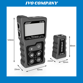 Máy test cáp mạng noyafa nf-488 hỗ trợ poe
