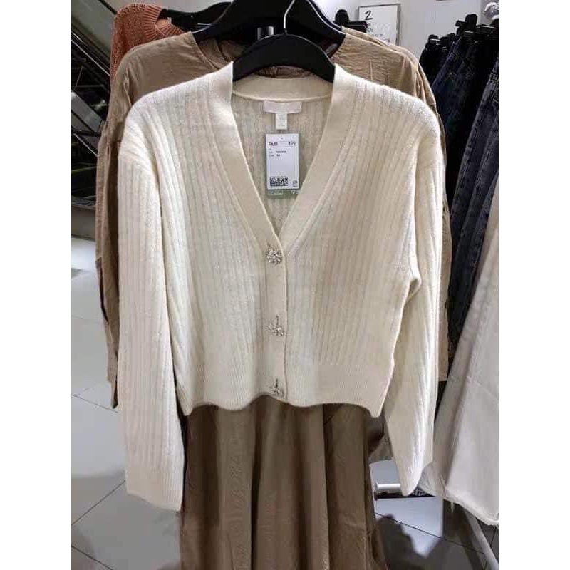 Áo cardigan len HM auth