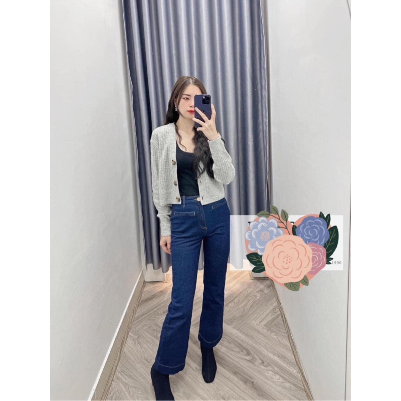 Áo cardigan len HM auth