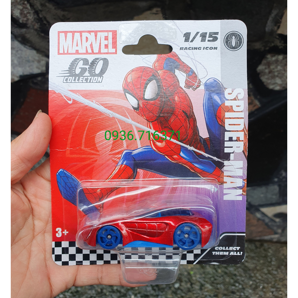Xe mô hình tĩnh Marvel - Spider man