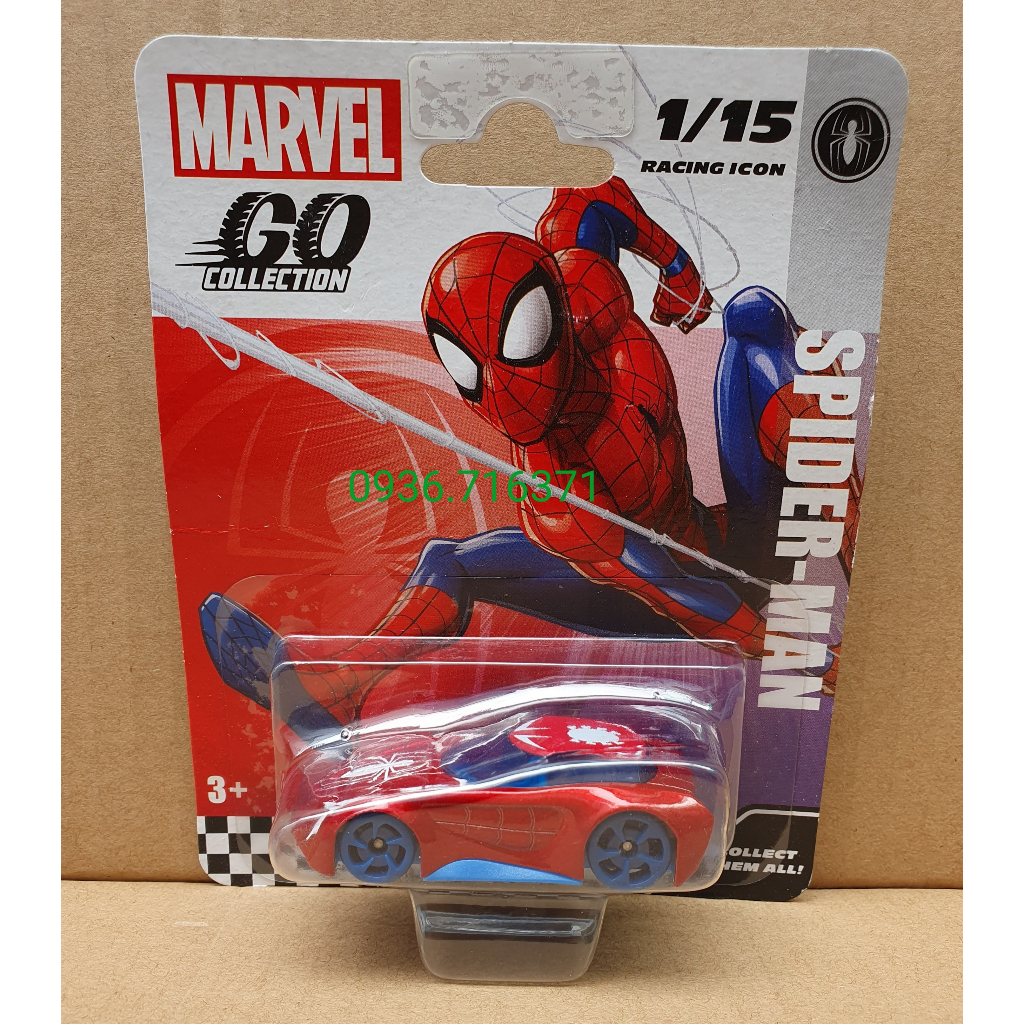 Xe mô hình tĩnh Marvel - Spider man