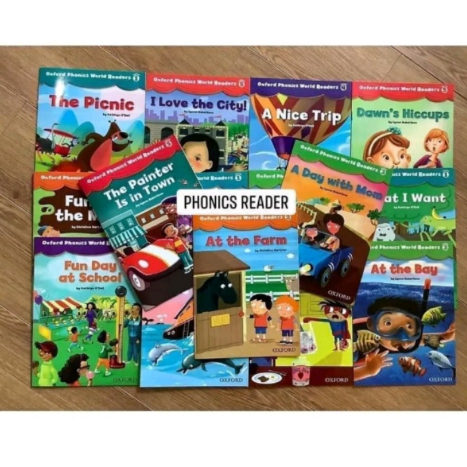 Sách - Combo Oxford Phonics World Readers - Bộ 10 cuốn Oxford read and discover ( tặng file nghe)