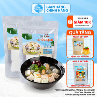 Set Chè Khúc Bạch Tự Nấu 20 Chén Thơm Ngon Núng Nính Chuẩn Vị Nguyên Liệu Nấu Chè Khúc Bạch Bếp Nhà Dâu