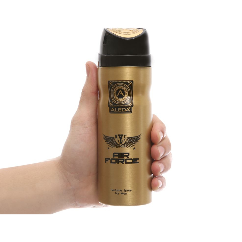 Xịt ngăn mùi hương nước hoa Aleda For Men Air Force 200ml