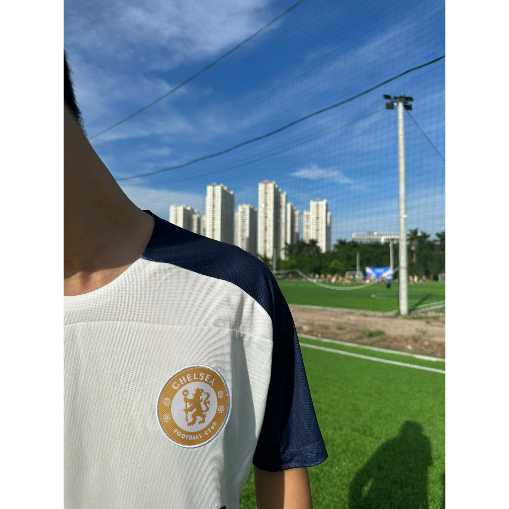Áo CLB Chelsea Trivago 2024 Mới Nhất Chất Polyester Siêu Đẹp,Không Nhàu,Bộ Đồ Thể Thao Đẹp Nhất