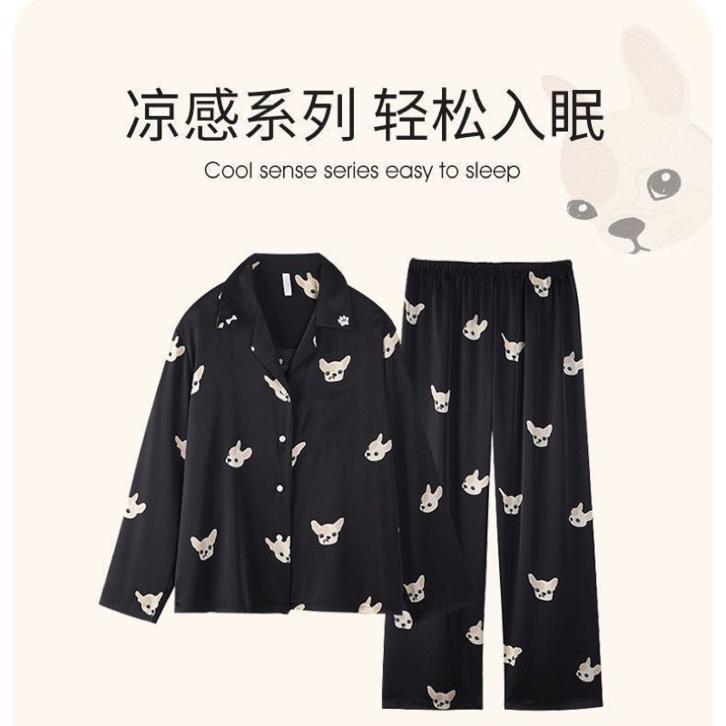 Bộ ngủ nữ dài tay, bộ ngủ hoạt hình dễ thương