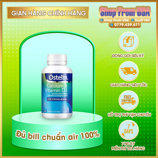 Canxi cho bà bầu, ostelin calcium & vitamin d3, 130/250 viên của úc