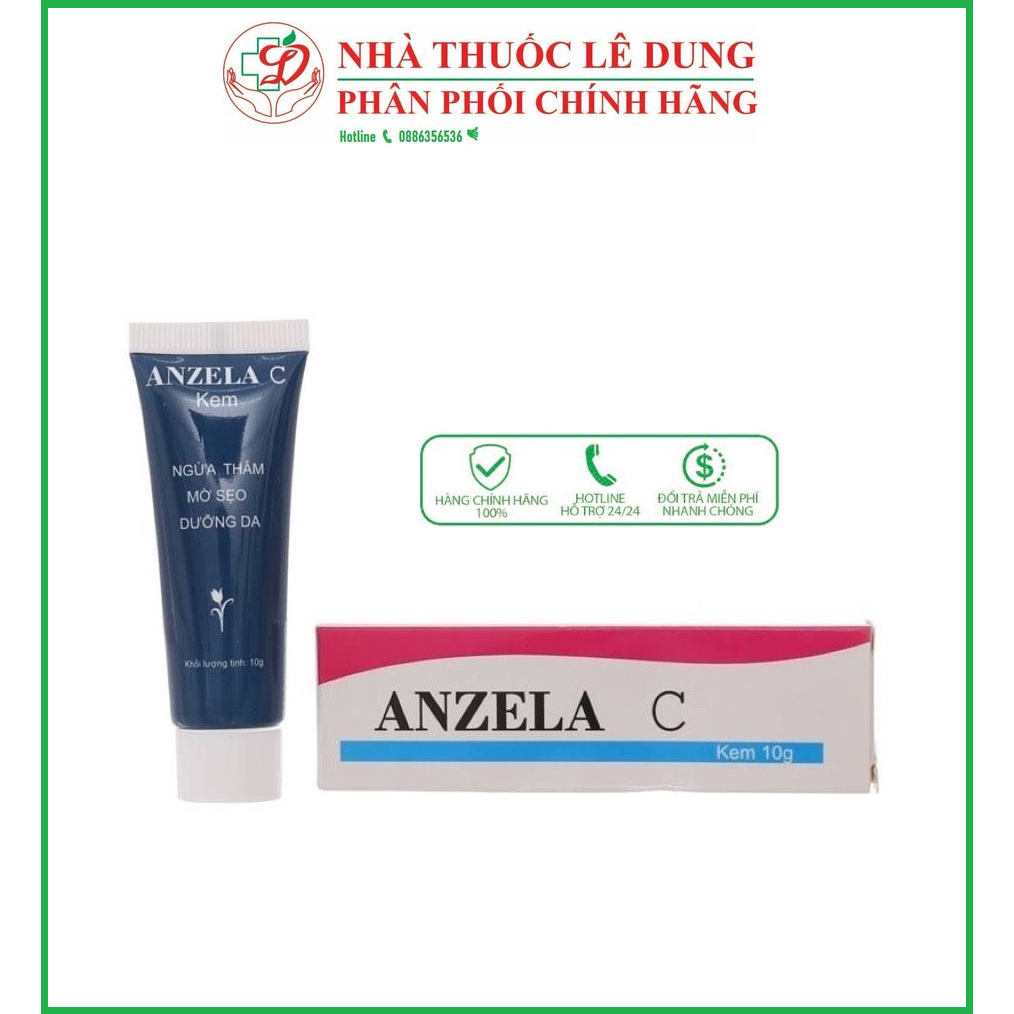 ✓ Anzela C Mờ thâm, mờ sẹo | Tuýp 10g