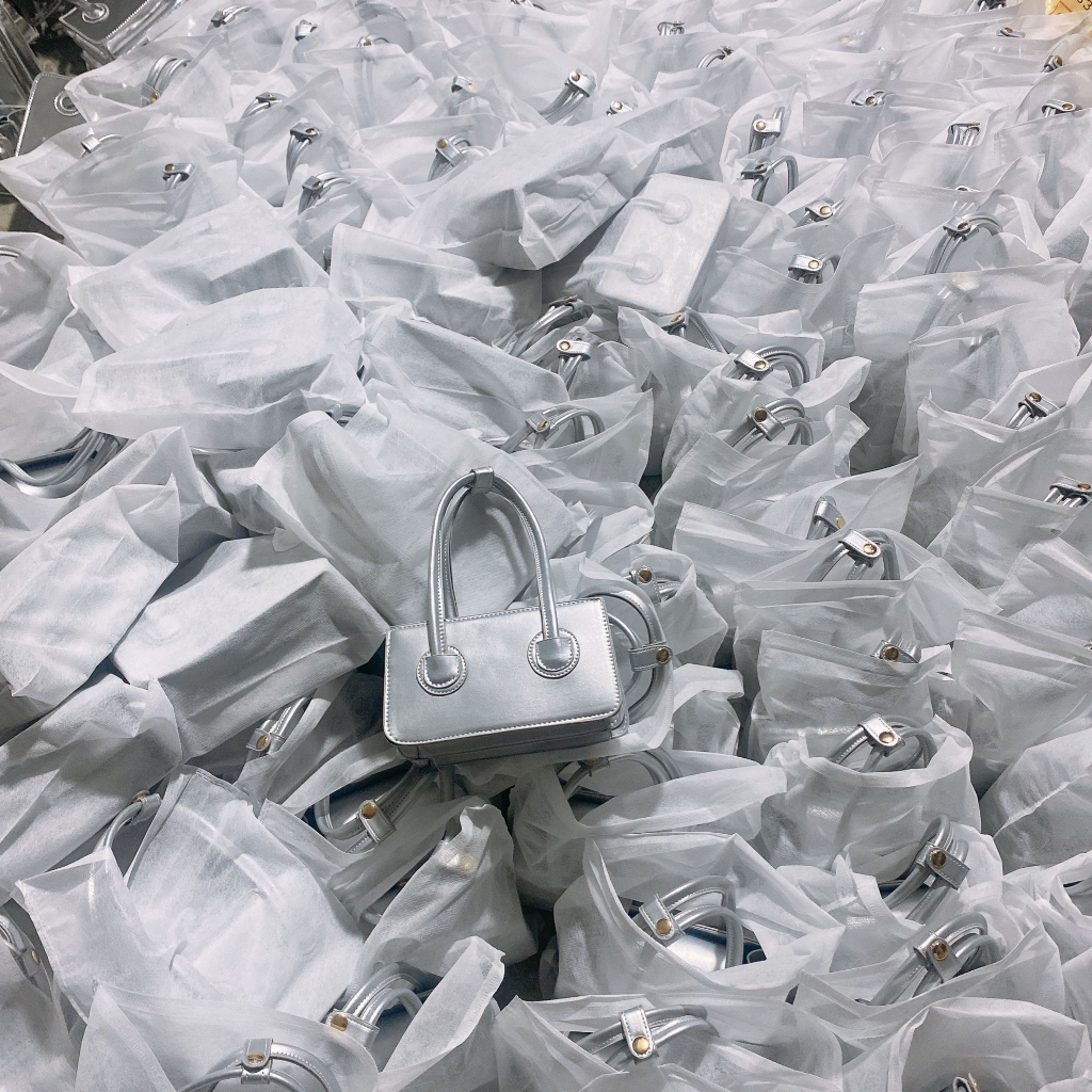 Túi xách nữ, túi đeo chéo, xách tay 2 ngăn size 18cm Jime Store T32