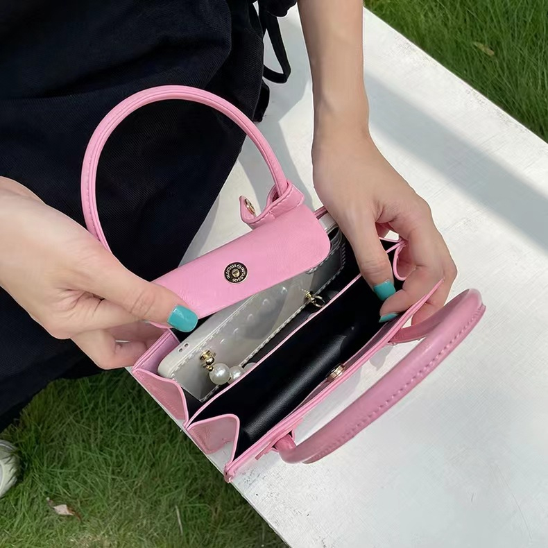 Túi xách nữ, túi đeo chéo, xách tay 2 ngăn size 18cm Jime Store T32