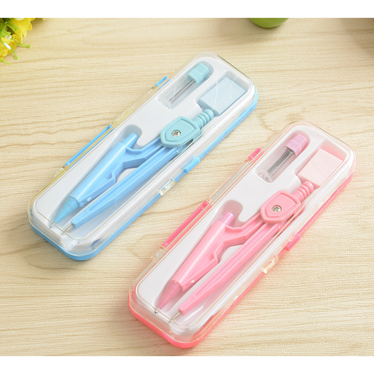 Bộ Compa Bút Chì Kim Cute Bằng Nhựa