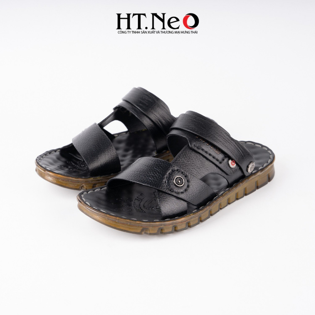 Sandal nam HT.NEO da nguyên miếng, đế kếp bền chắc êm ái và thư giãn khi mang SD185