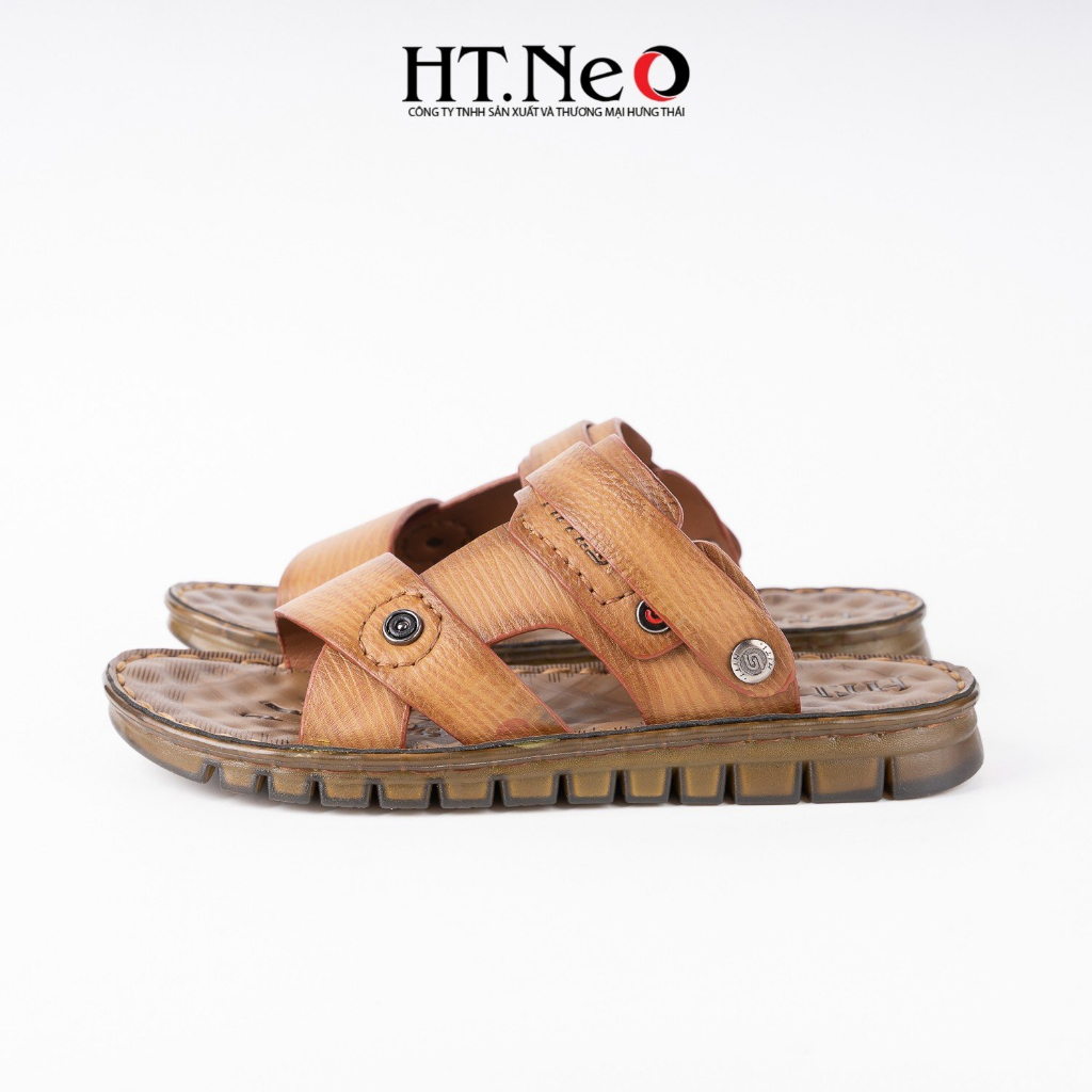 Sandal nam HT.NEO da nguyên miếng, đế kếp bền chắc êm ái và thư giãn khi mang SD185