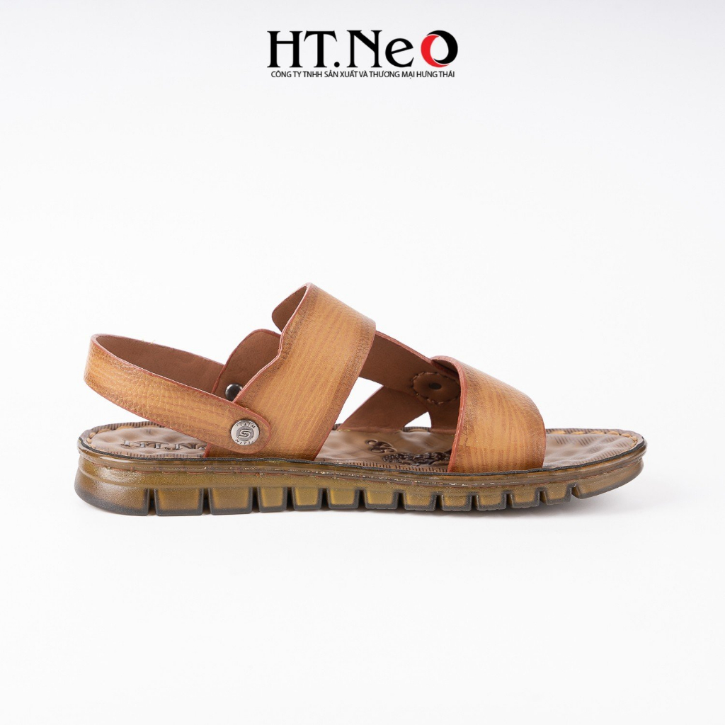Sandal nam HT.NEO da nguyên miếng, đế kếp bền chắc êm ái và thư giãn khi mang SD185