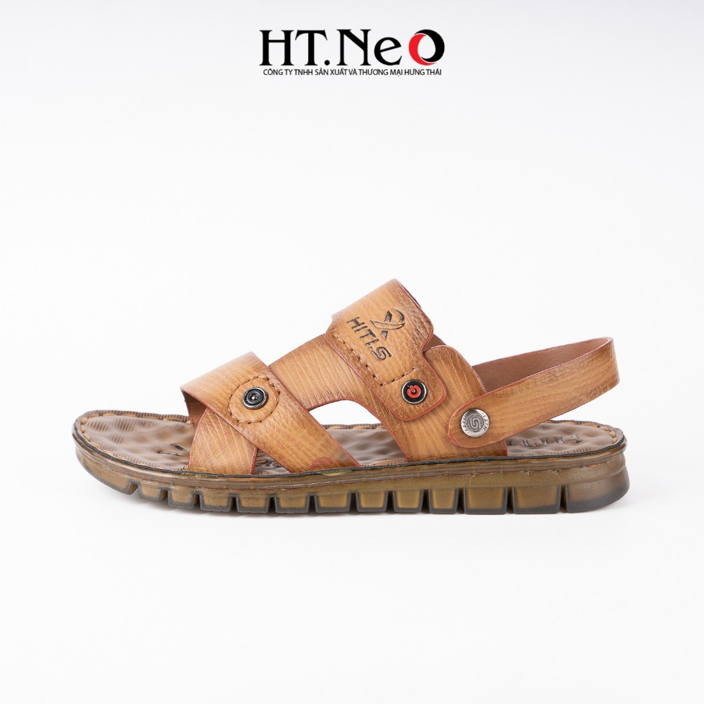 Sandal nam HT.NEO da nguyên miếng, đế kếp bền chắc êm ái và thư giãn khi mang SD185
