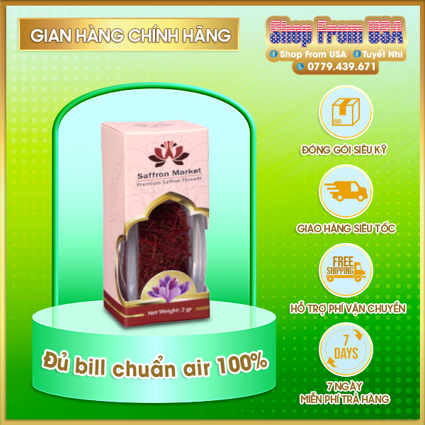 Nhuỵ hoa nghệ tây Saffron Market - Hàng Úc