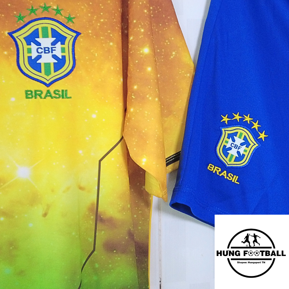 Brazil thun mè Hàn, áo đá banh in tên theo yêu cầu