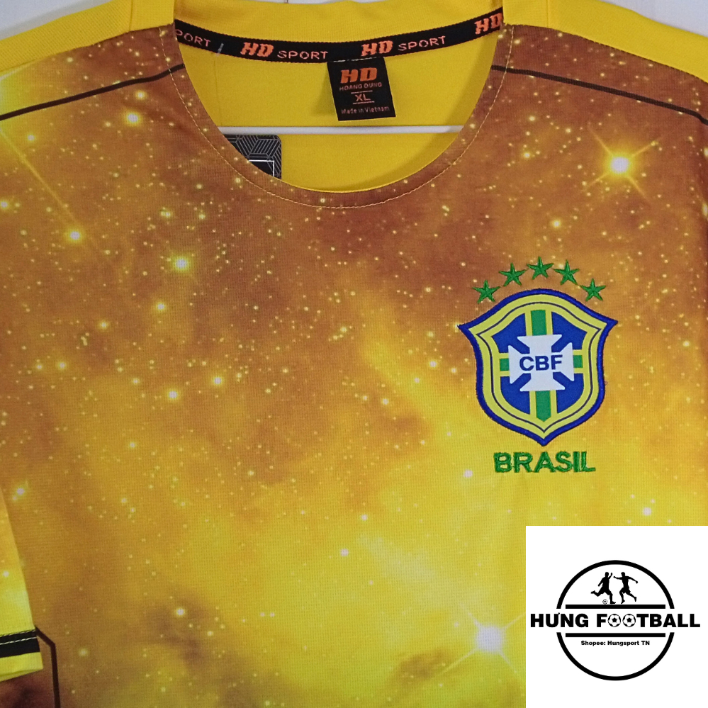 Brazil thun mè Hàn, áo đá banh in tên theo yêu cầu