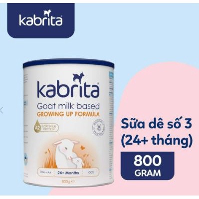 Sữa Dê Kabrita Nhập Khẩu Hà Lan Cho Bé Số 1, 2, 3 Loại Lon 400g, 800g -  Chính Hãng