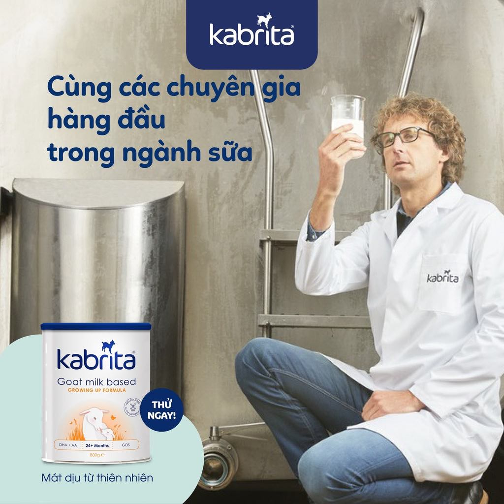 Sữa Dê Kabrita Nhập Khẩu Hà Lan Cho Bé Số 1, 2, 3 Loại Lon 400g, 800g -  Chính Hãng