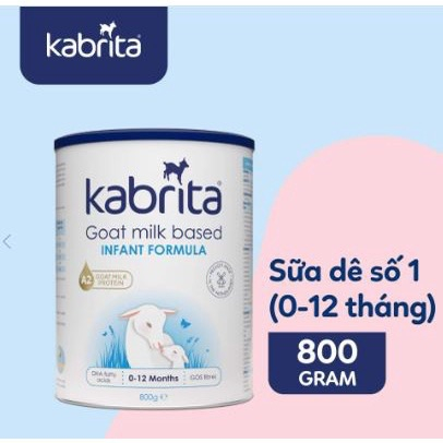 Sữa Dê Kabrita Nhập Khẩu Hà Lan Cho Bé Số 1, 2, 3 Loại Lon 400g, 800g -  Chính Hãng
