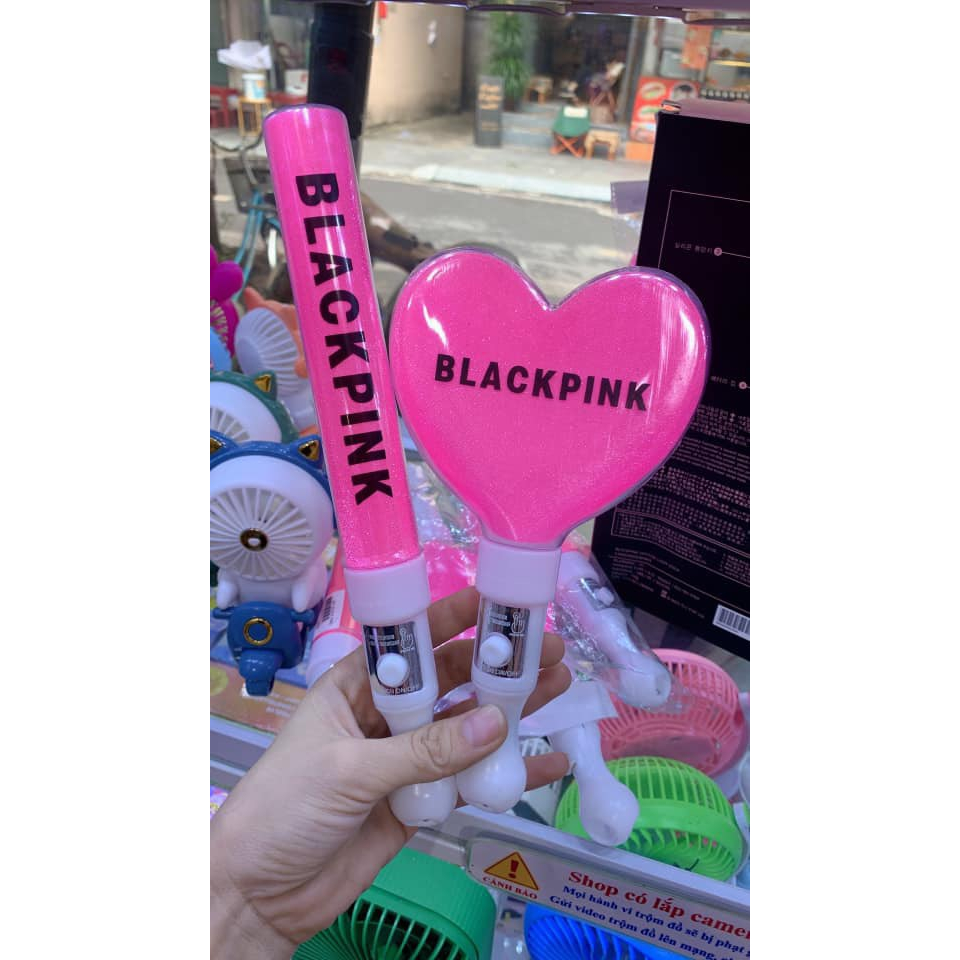 Gậy Cổ Vũ Nhóm Nhạc KPOP BLACKPINK Màu Hồng Phản Quang Cho Fan Hâm Mộ LISA JISOO JENNIE