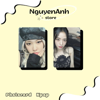 Fanmade card ảnh bo góc Jisoo Rosé BlackPink l Pink Vemon