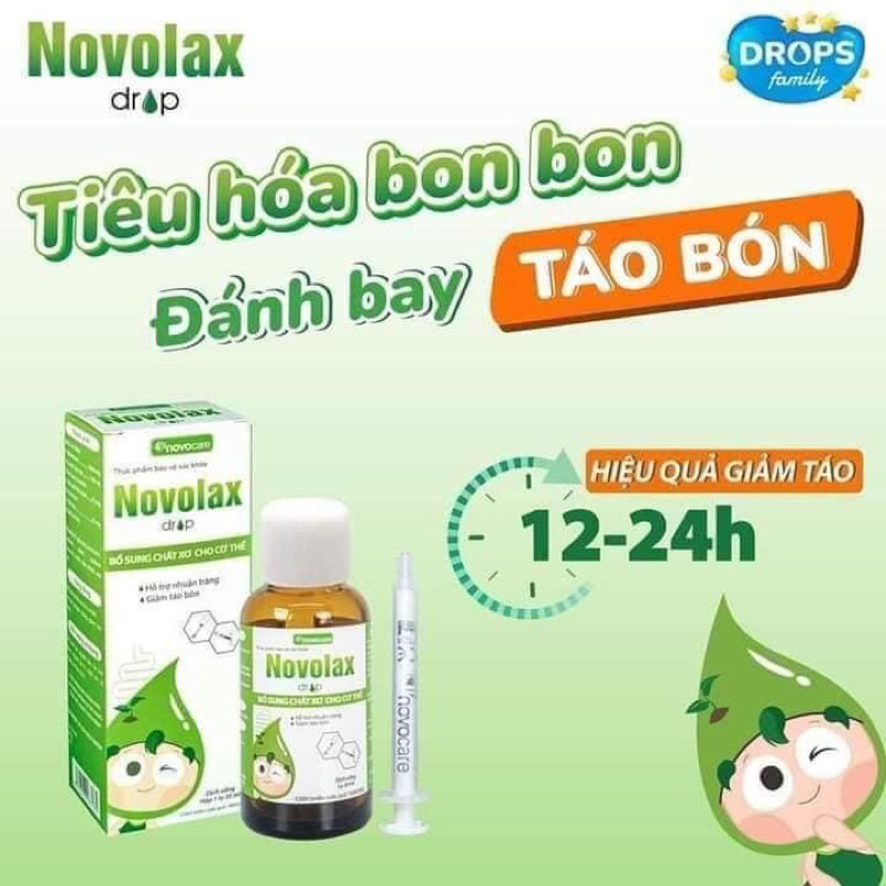 táo bón novolax