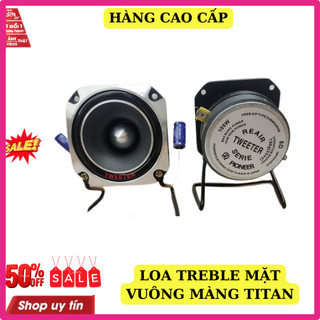 Củ loa treble mặt vuông màng  TITAN mặt kim loại hàng cao cấp giá 1 chiếc