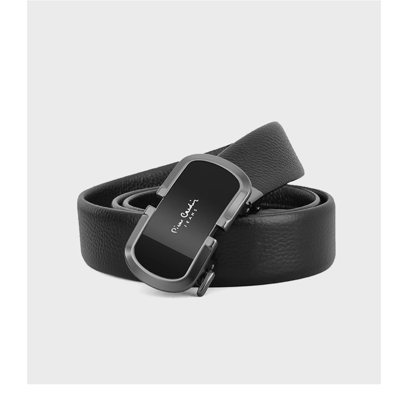 Thắt lưng da nam Pierre Cardin chính hãng 2 mặt 1 dây, khoá tự động
