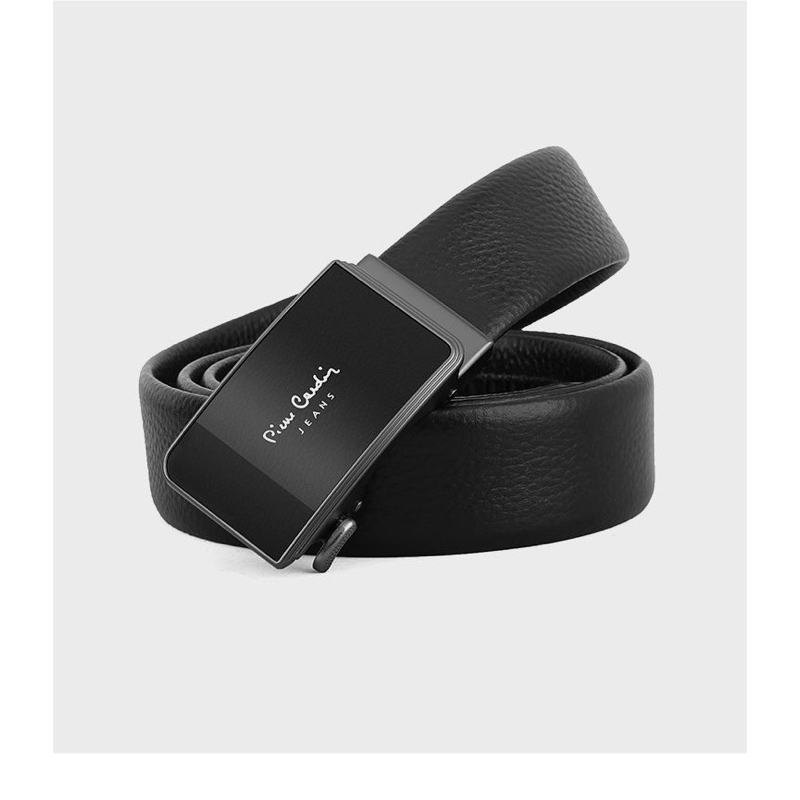 Thắt lưng da nam Pierre Cardin chính hãng 2 mặt 1 dây, khoá tự động
