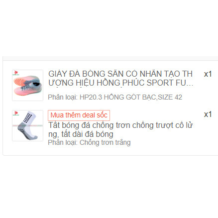 GIÀY ĐÁ BÓNG SÂN CỎ NHÂN TẠO THƯƠNG HIỆU HỒNG PHÚC SPORT - WIKASPORT FULL HỘP HÀNG CAO CẤP