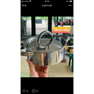 Nồi inox quai nhựa chống nóng giá rẻ