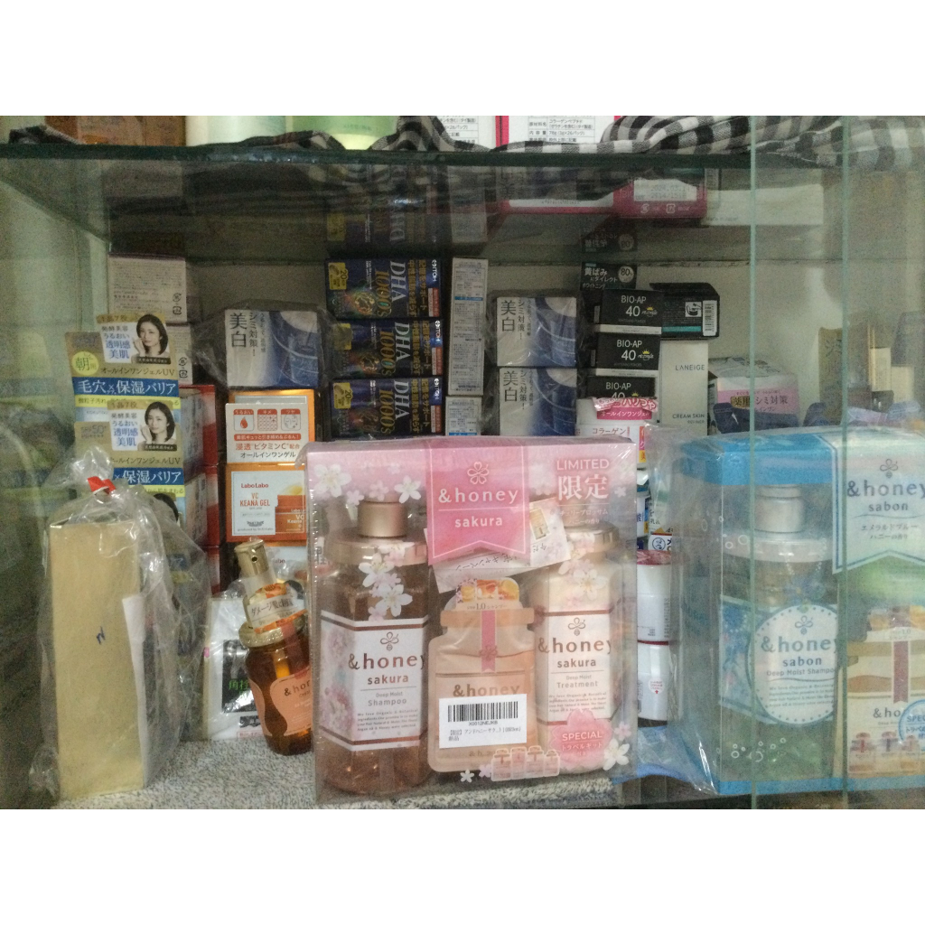 Giới hạn/Limited Dầu gội And Honey Vicrea Sakura Deep Moist Set 2023ver /hương thơm mật ong hoa anh  đào