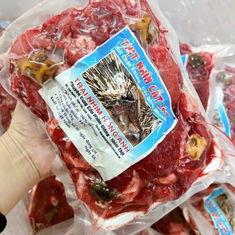 [1KG] THỊT NHÍM CẮT LÁT. GIAO HOẢ TỐC TP.HCM