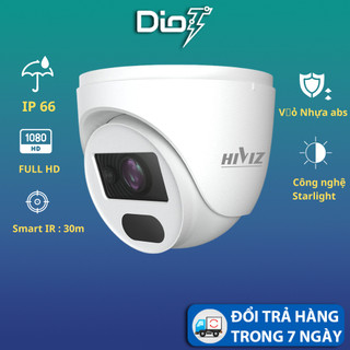 Camera dome analog trong nhà hiviz 2mp hza - d02e2l - i2