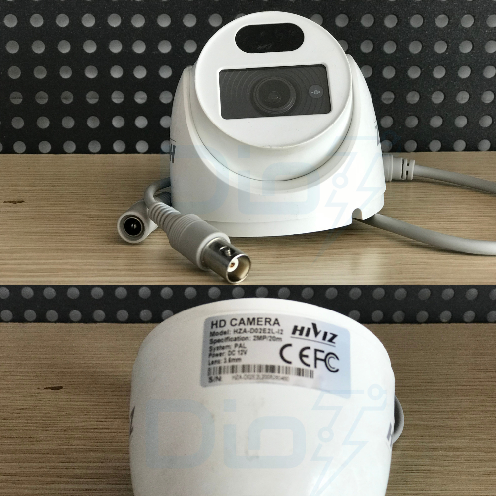 Camera dome analog trong nhà hiviz 2mp HZA - D02E2L - I2