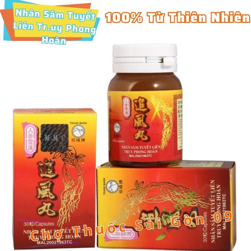 Nhân Sâm Tuyết Liên Truy Pho.ng Hoàn Lọ 30 Viên - Giúp Người Thư Gân Hoạt H.uyết