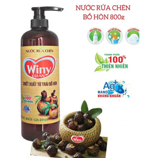 Nước rửa chén Bồ Hòn Winy nước rửa chén chiết xuất từ quả Bồ Hòn và các nguyên liệu thảo mộc