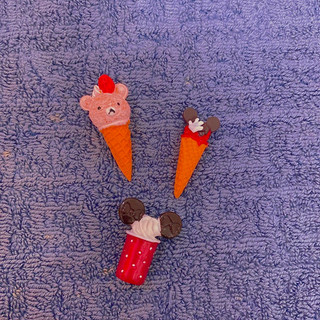 Charm kem mickey kem gấu trang trí mô hình mini