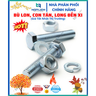 Bù lon, con tán, long đền xi đủ kích cỡ - bu lông
