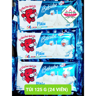 Phô mai belcube vuông con bò cười 125g ,hsd:12_23