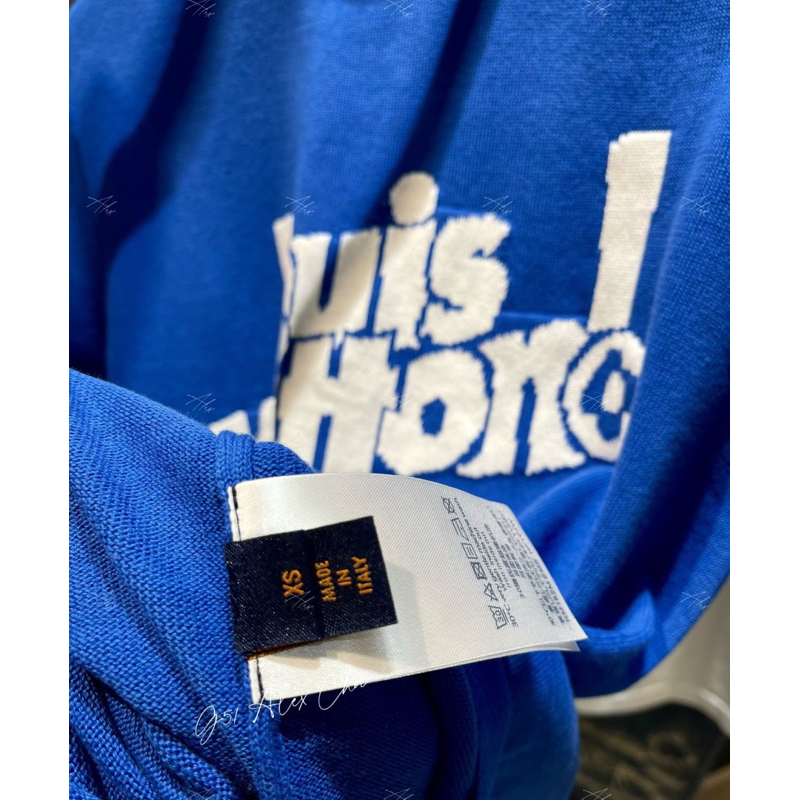 Áo phông len - Louis Vuitton - LV knit xanh green SS2023