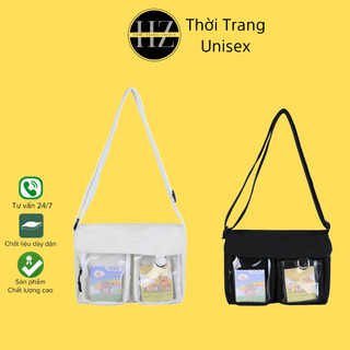 [ GIÁ HUY DIỆT ] Túi vải đeo chéo canvas bóng kính cho học sinh ,sinh viên siêu đẹp, siêu tiện lợi.