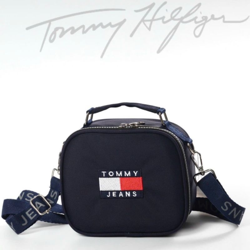 Túi Tommy Jean Block Blue