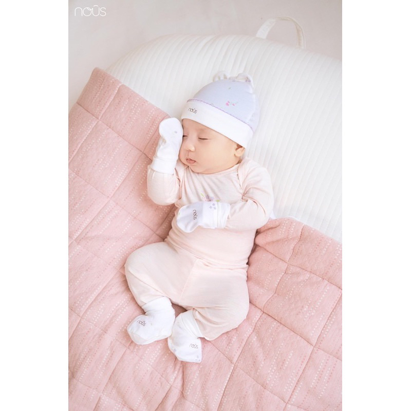 NOUS -Bộ body dài tay kèm quần cho bé trai/bé gái